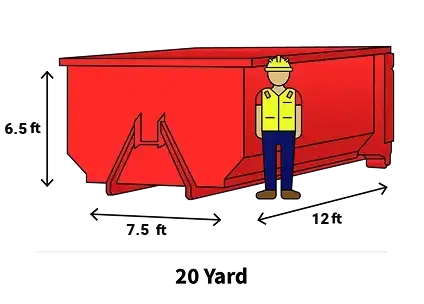 20-Yard-Dumspter Dimensions